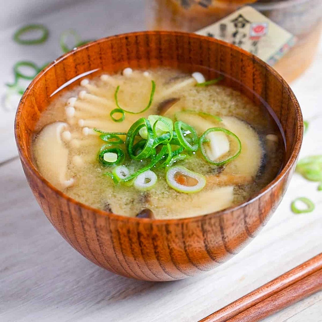 Mushroom Miso Soup (Kinoko no Miso Shiru)