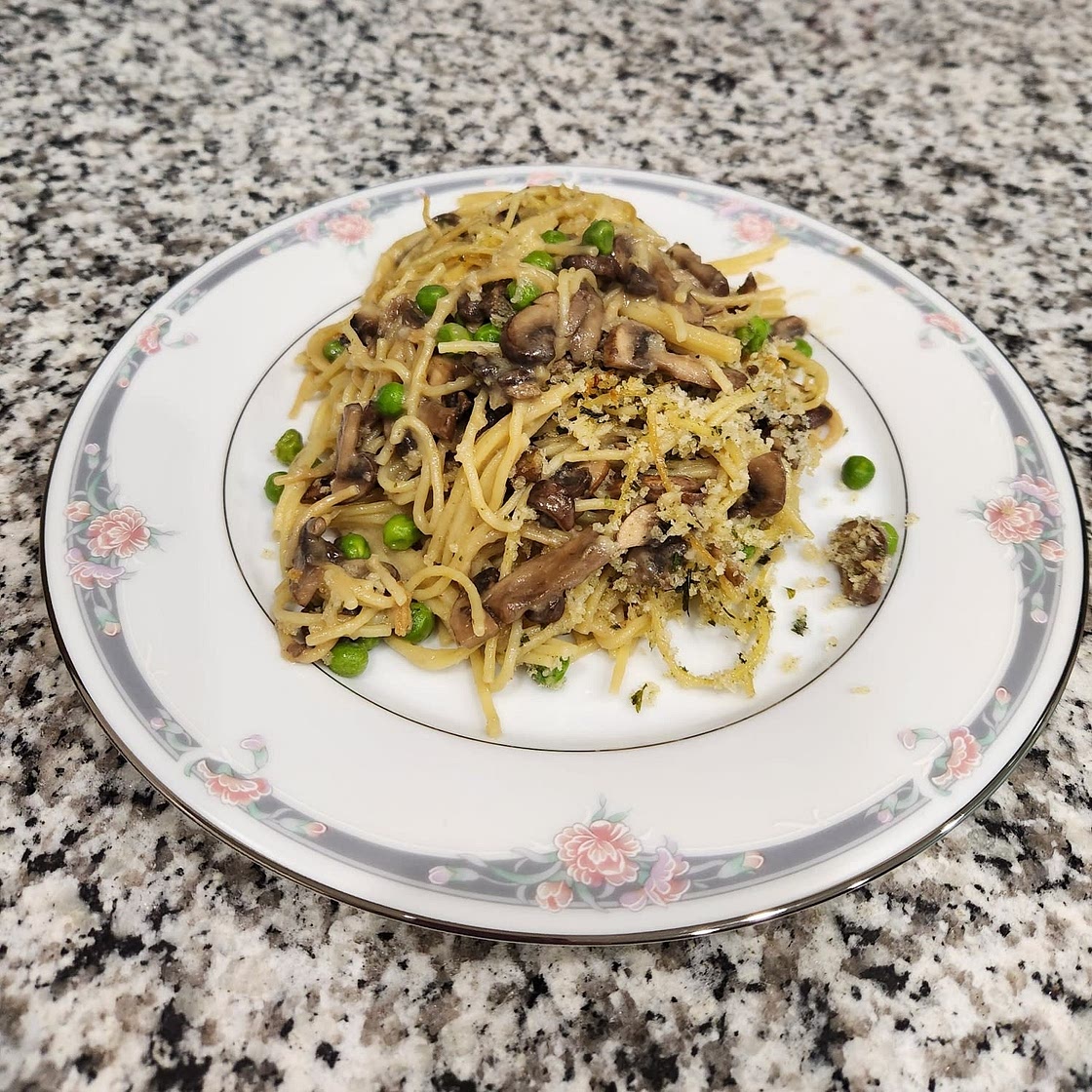 Vegan One Pot Mushroom Tetrazzini