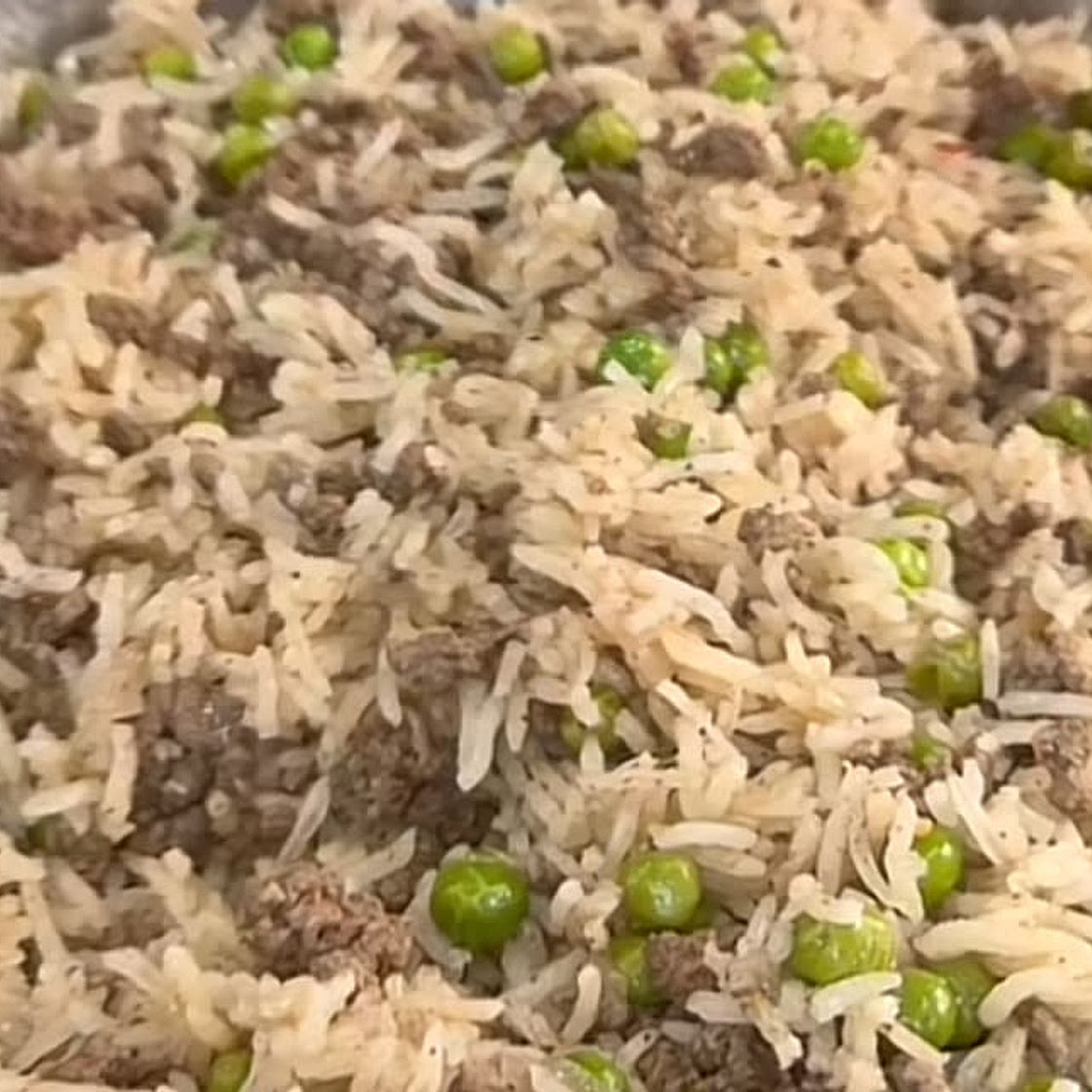 Palestinian rice and peas 