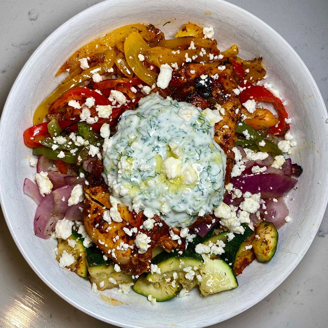 Mediterranean Chicken Bowl