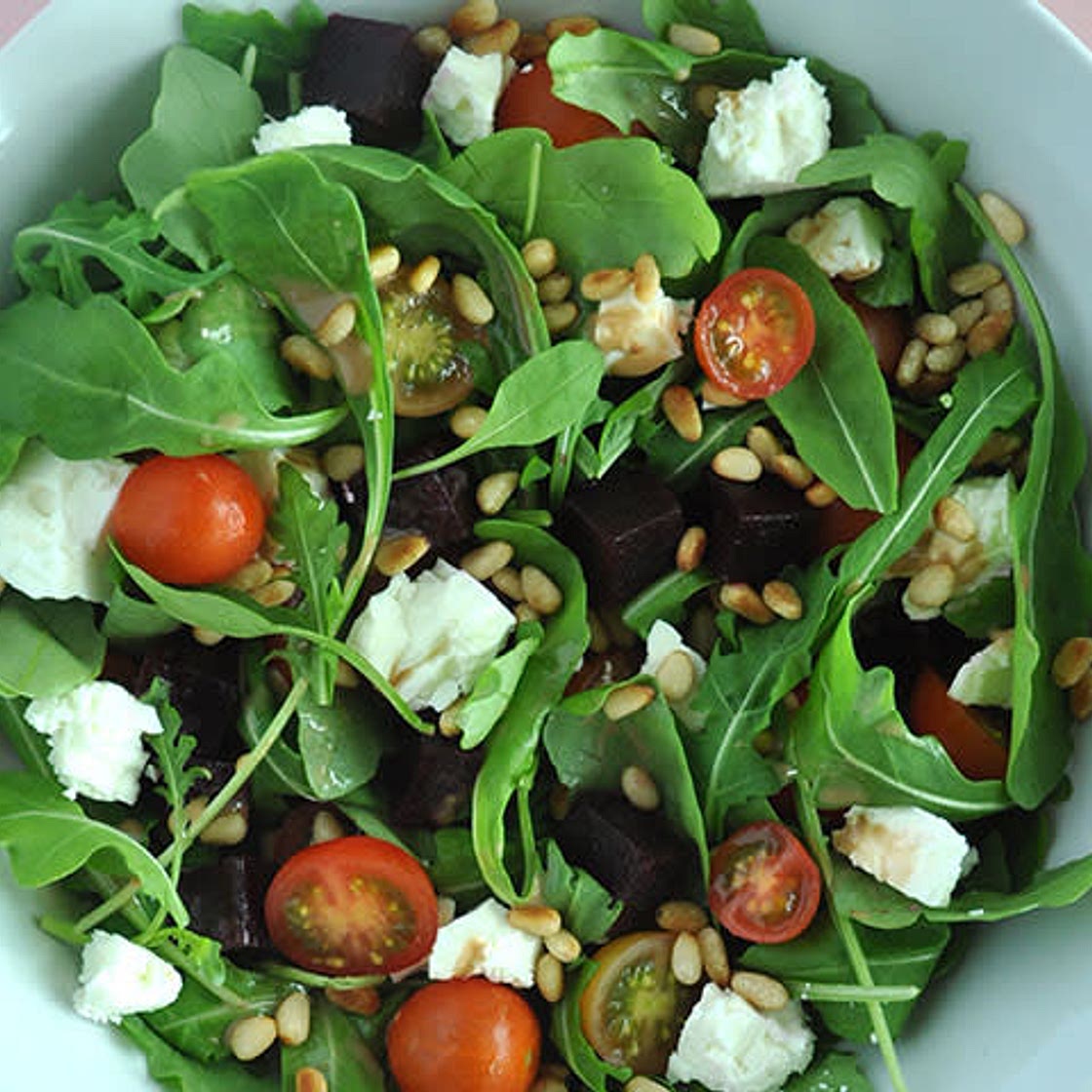 Lentil feta salad