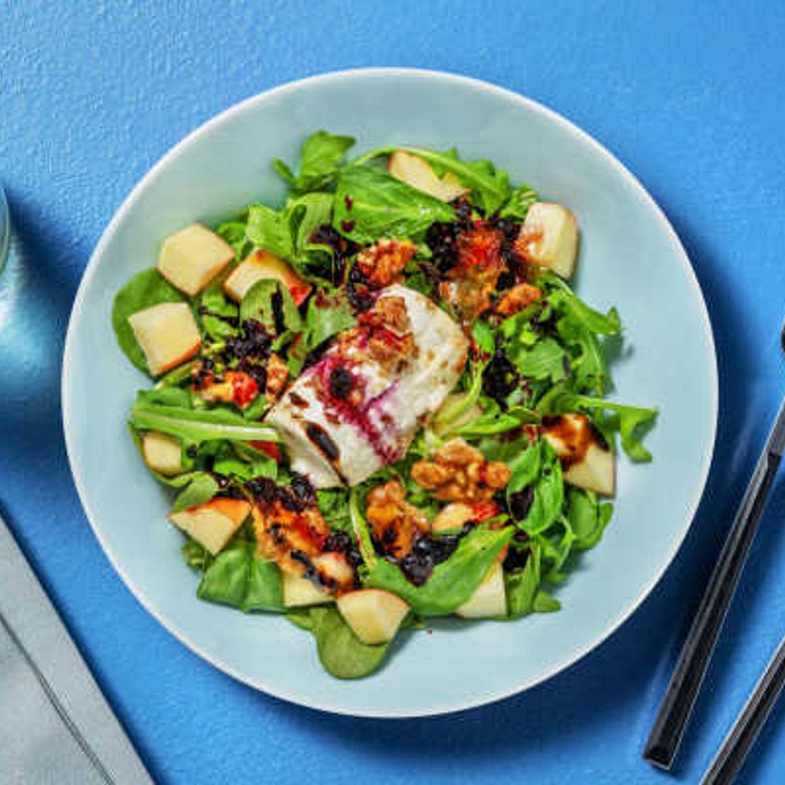 Goat cheese apple salad