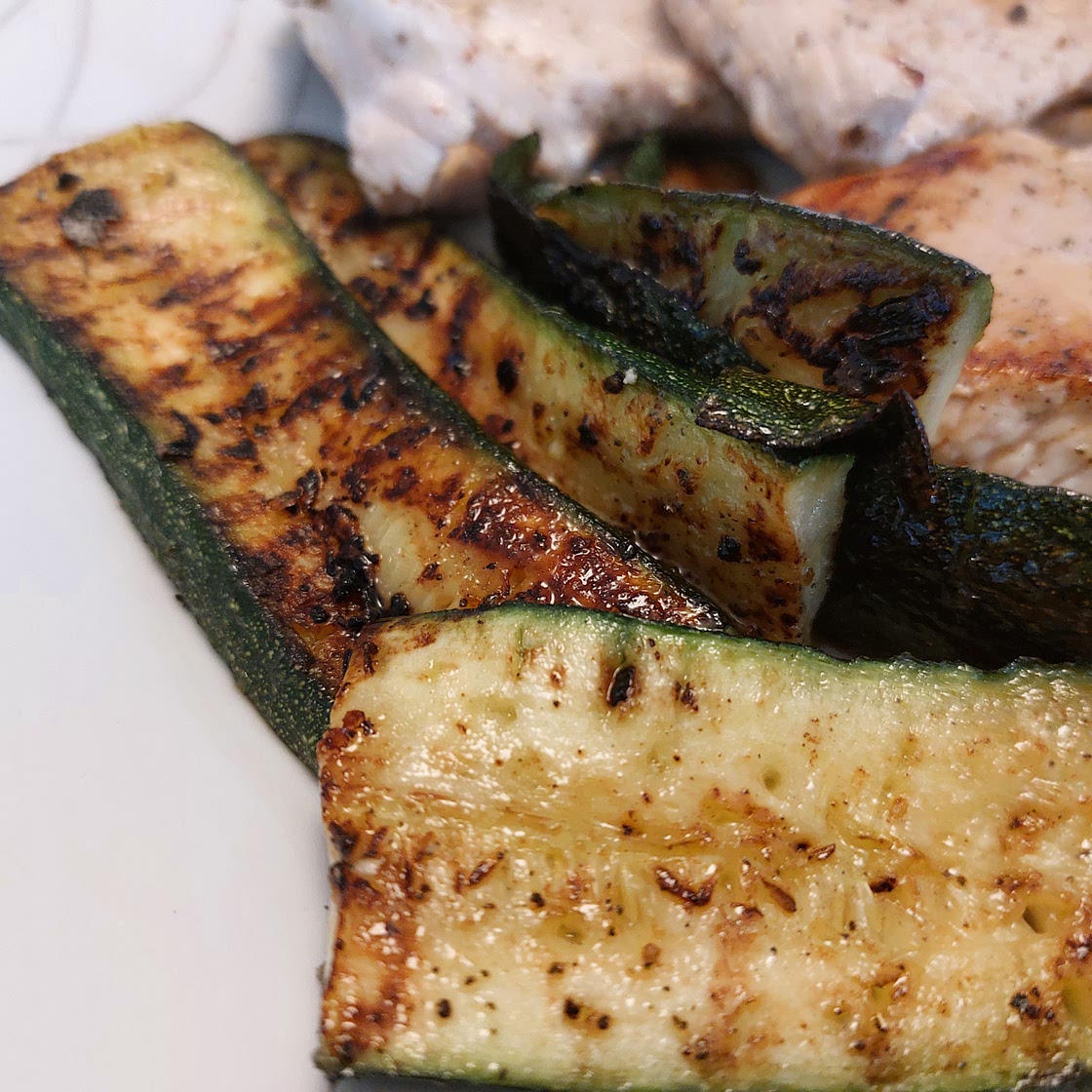 Grilled zucchini
