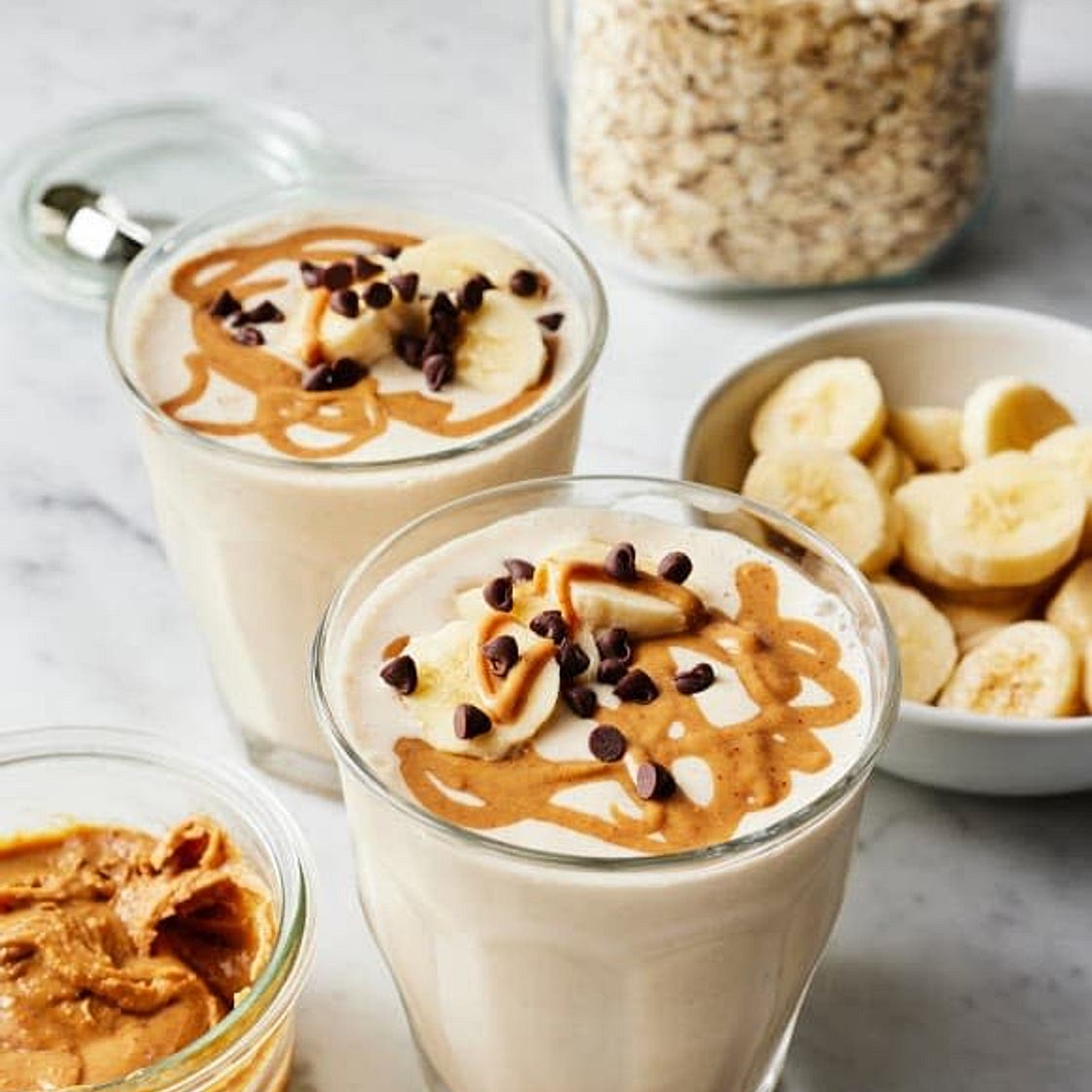 Banana Peanut Butter Protein Smoothie