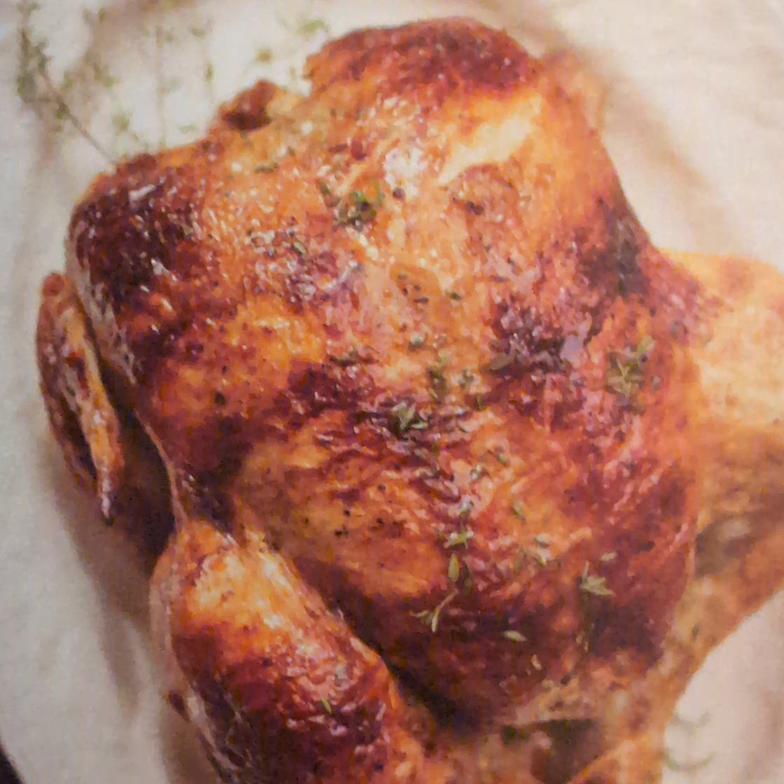 Herb roasted chicken