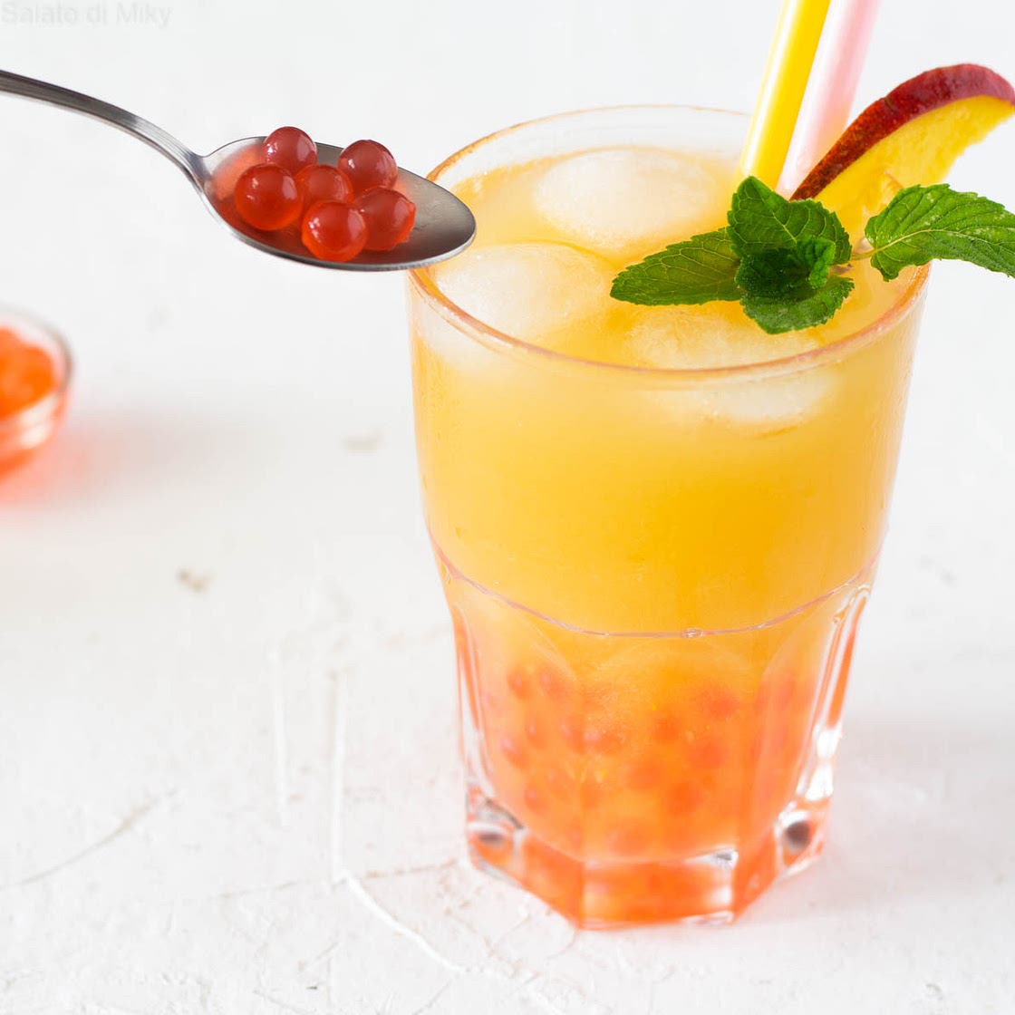 Bubble tea al mango