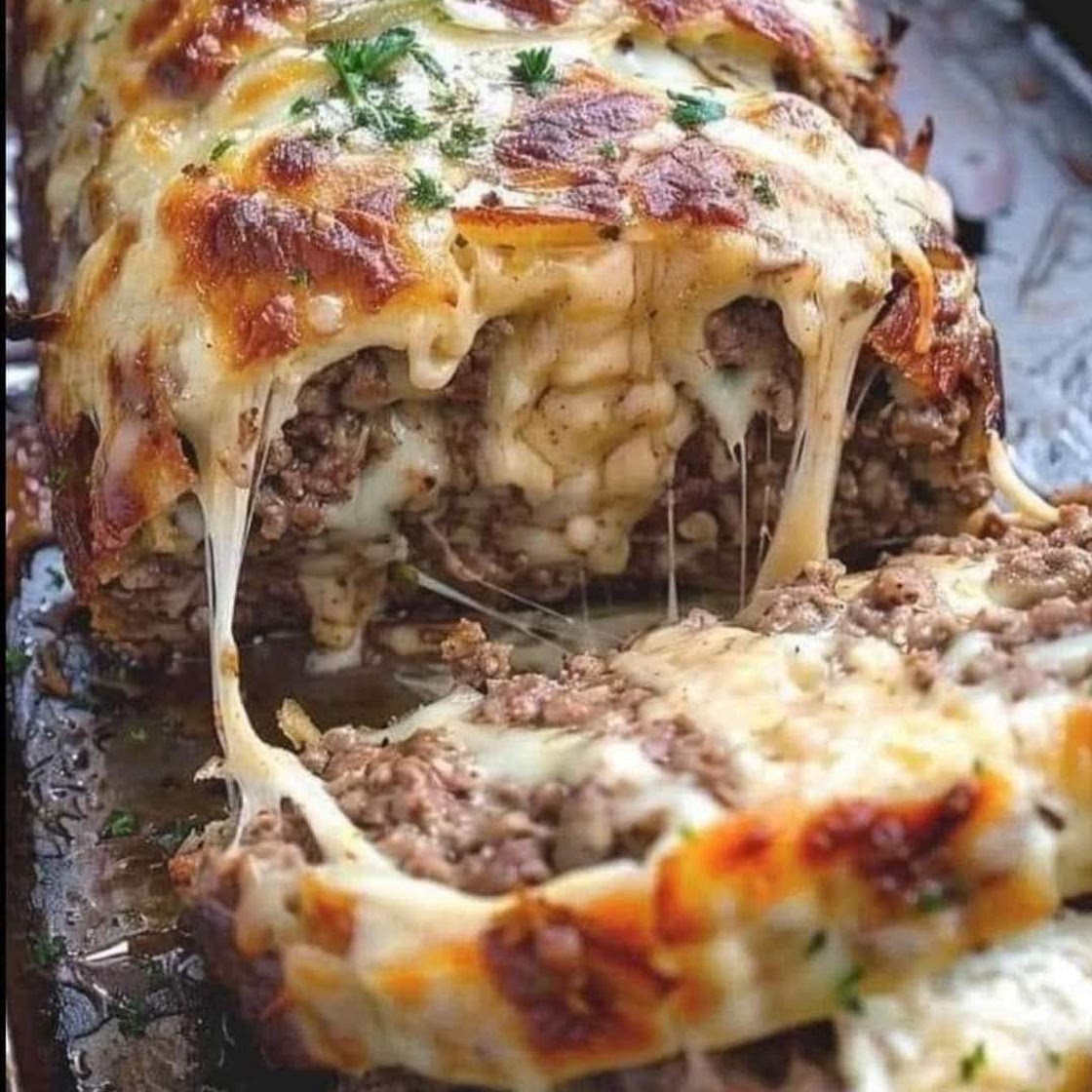 Philly Cheesesteak Meatloaf