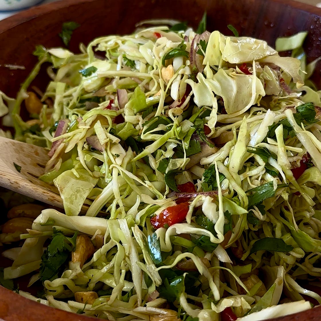 Gut Healthy Green Cabbage Slaw