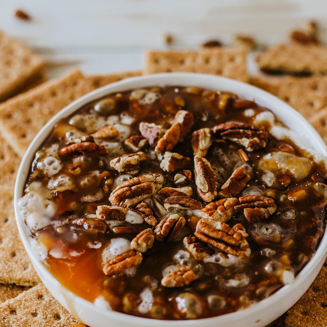 No Bake Pecan Pie Dip with Cream Cheese