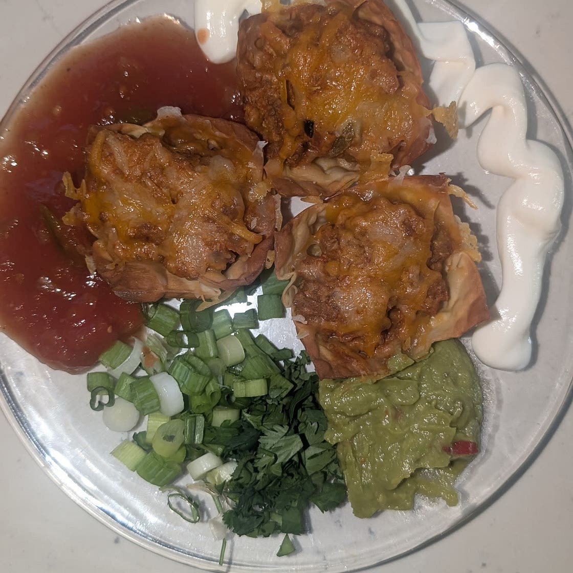 WonTon Taco Cups
