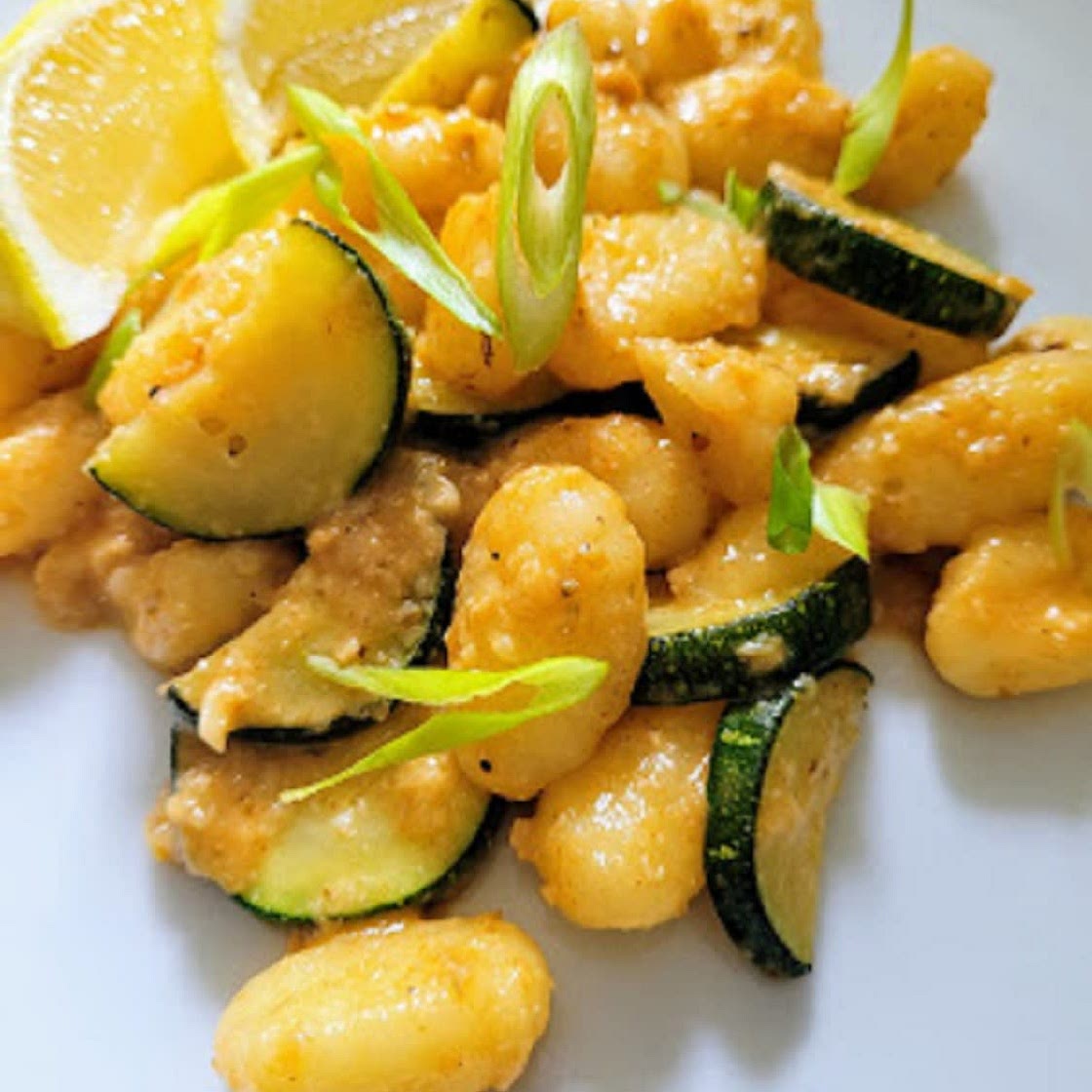 Honey Mustard Gnocchi with Zucchini