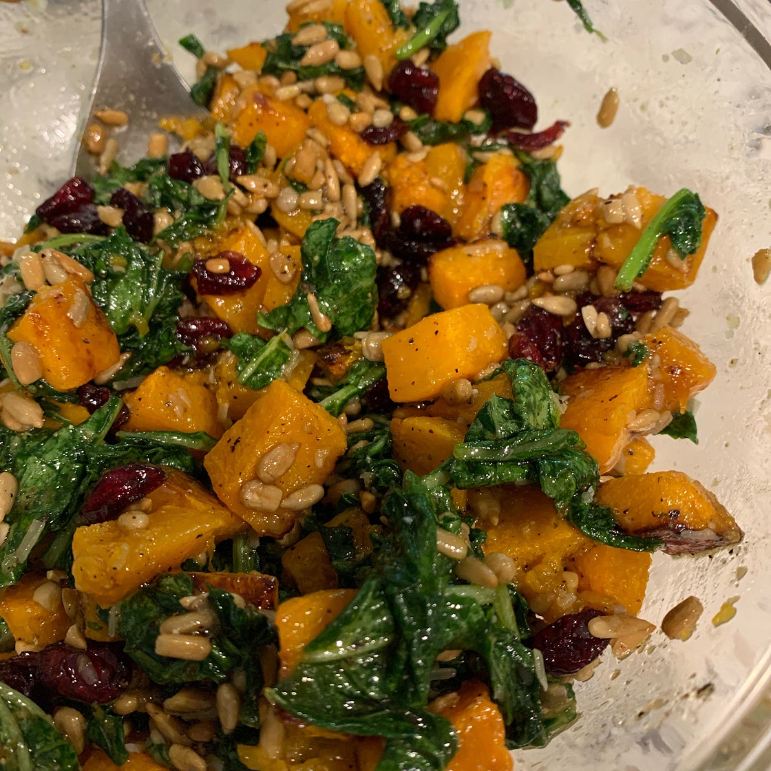 Hearty Kale Salad with Dijon Vinaigrette