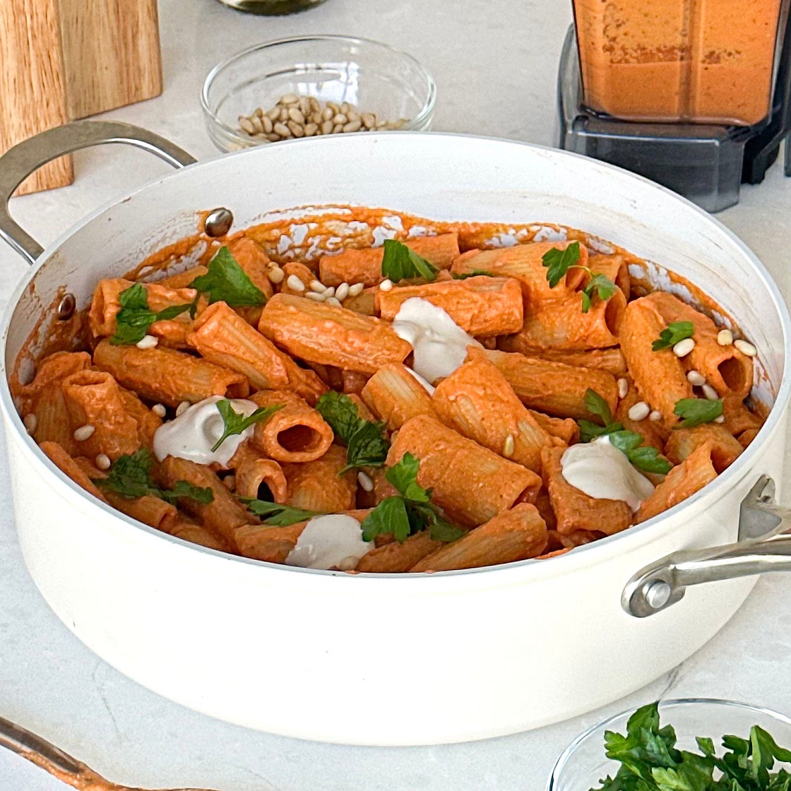 Healthy Romesco Style Pasta  