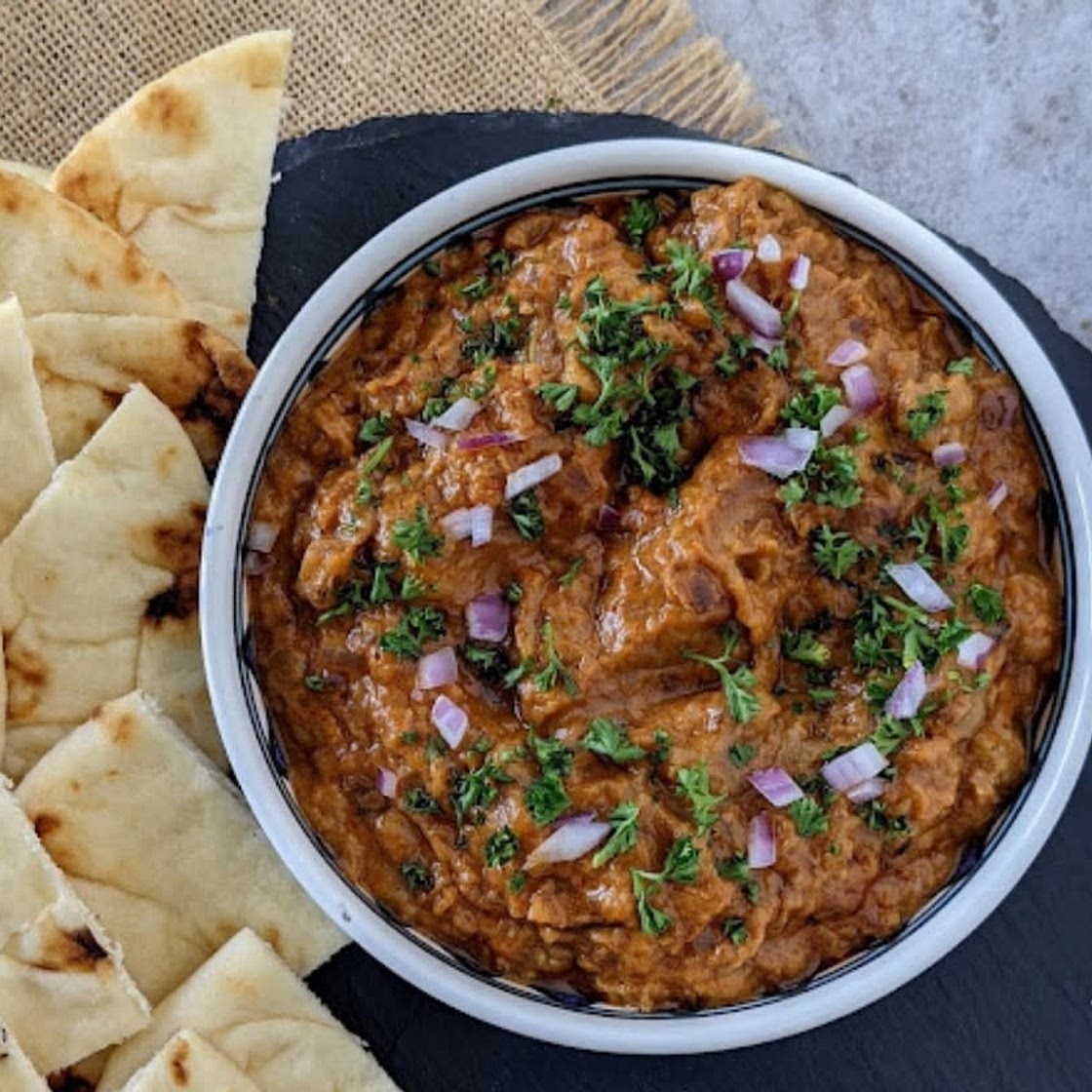 Sudanese eggplant salad