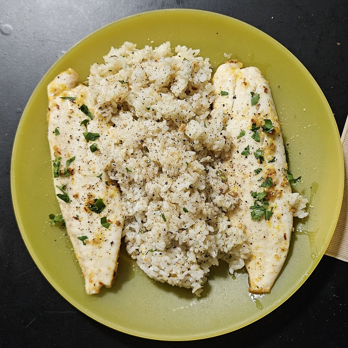 Baked Lemon Garlic Tilapia
