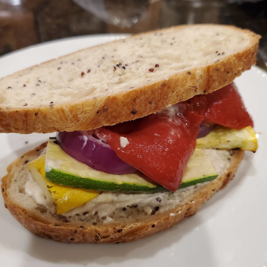 Roasted Veggie Sandwich