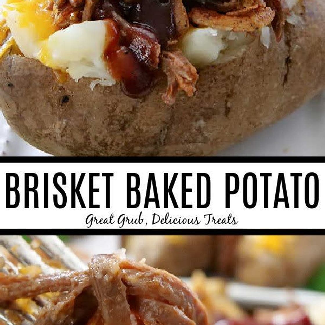 Brisket baked potatoe