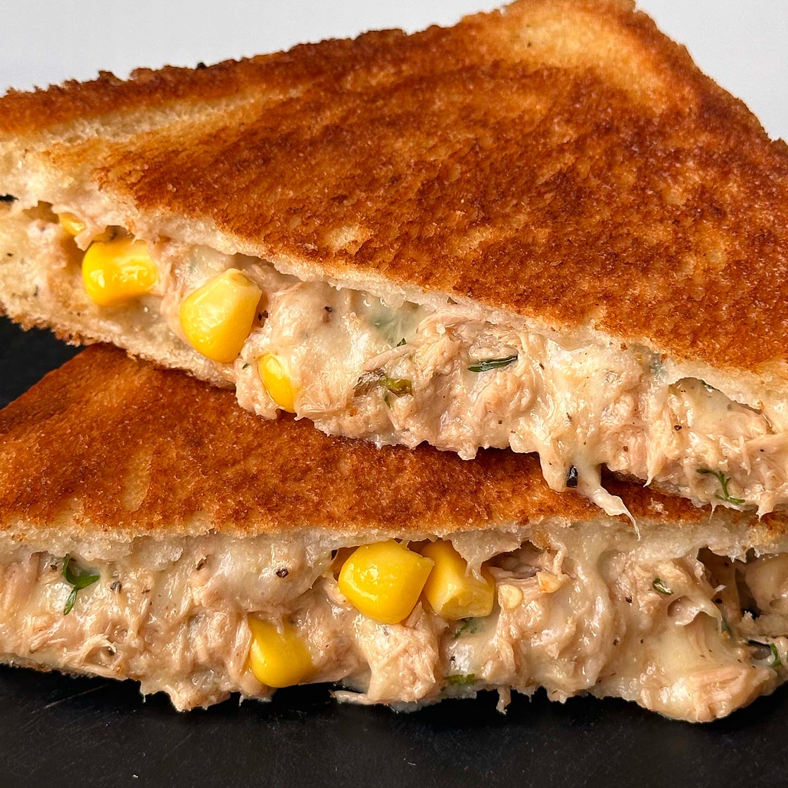 Spicy Chili Cheese Tuna Toastie 