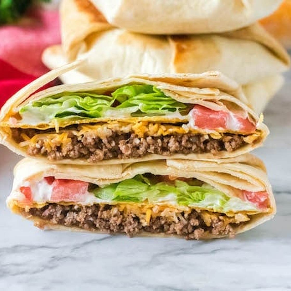 Copycat Taco Bell Crunchwrap
