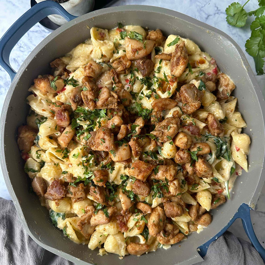 Creamy Chicken Cheese Pasta