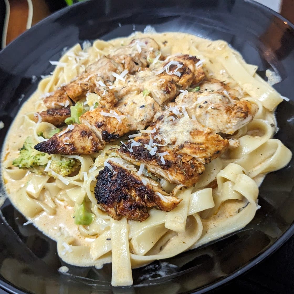 Blackened Chicken Alfredo