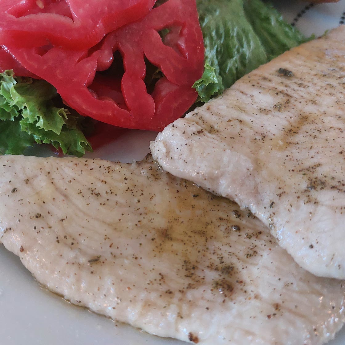 Turkey breast, butter and sage