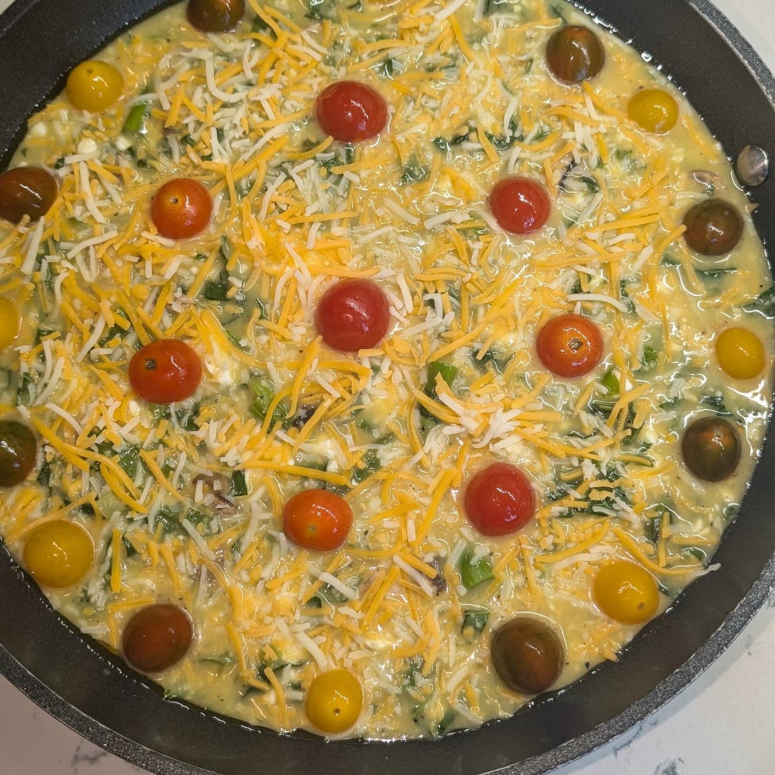 Protein loaded Frittata