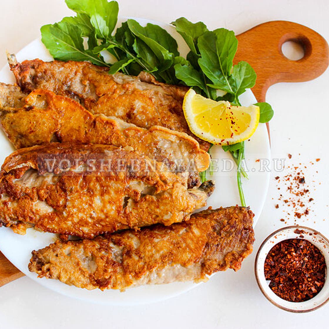 Жареная скумбрия в кляре