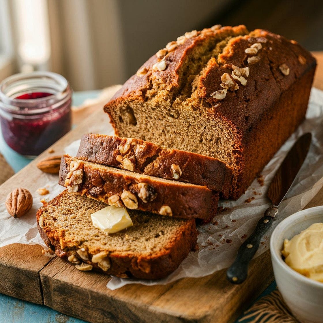 Almond Flour Keto Banana Bread Recipe by Chef Martina Slajerova