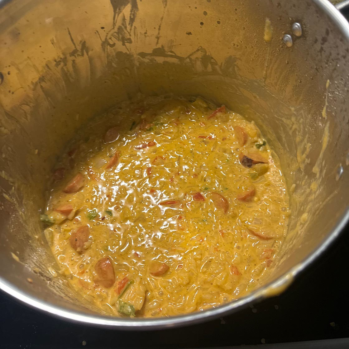Cheesy Campfire Rice
