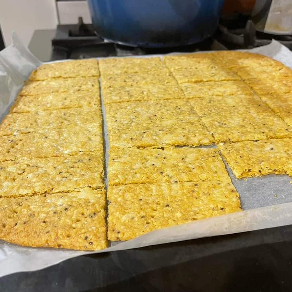 Chickpea crackers