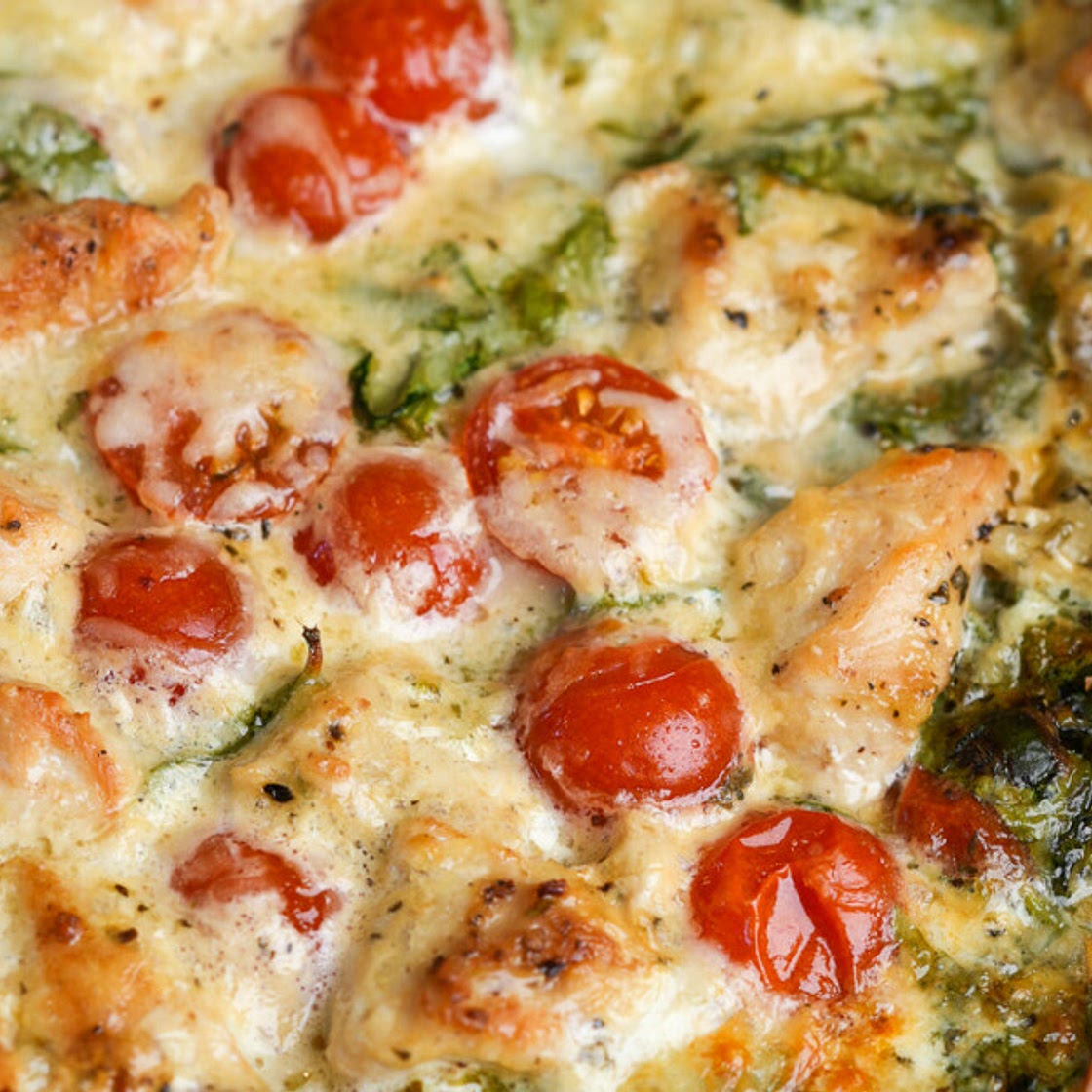 One-Pan Orzo Tuscan Chicken Bake – Bad Batch Baking - Restaurant