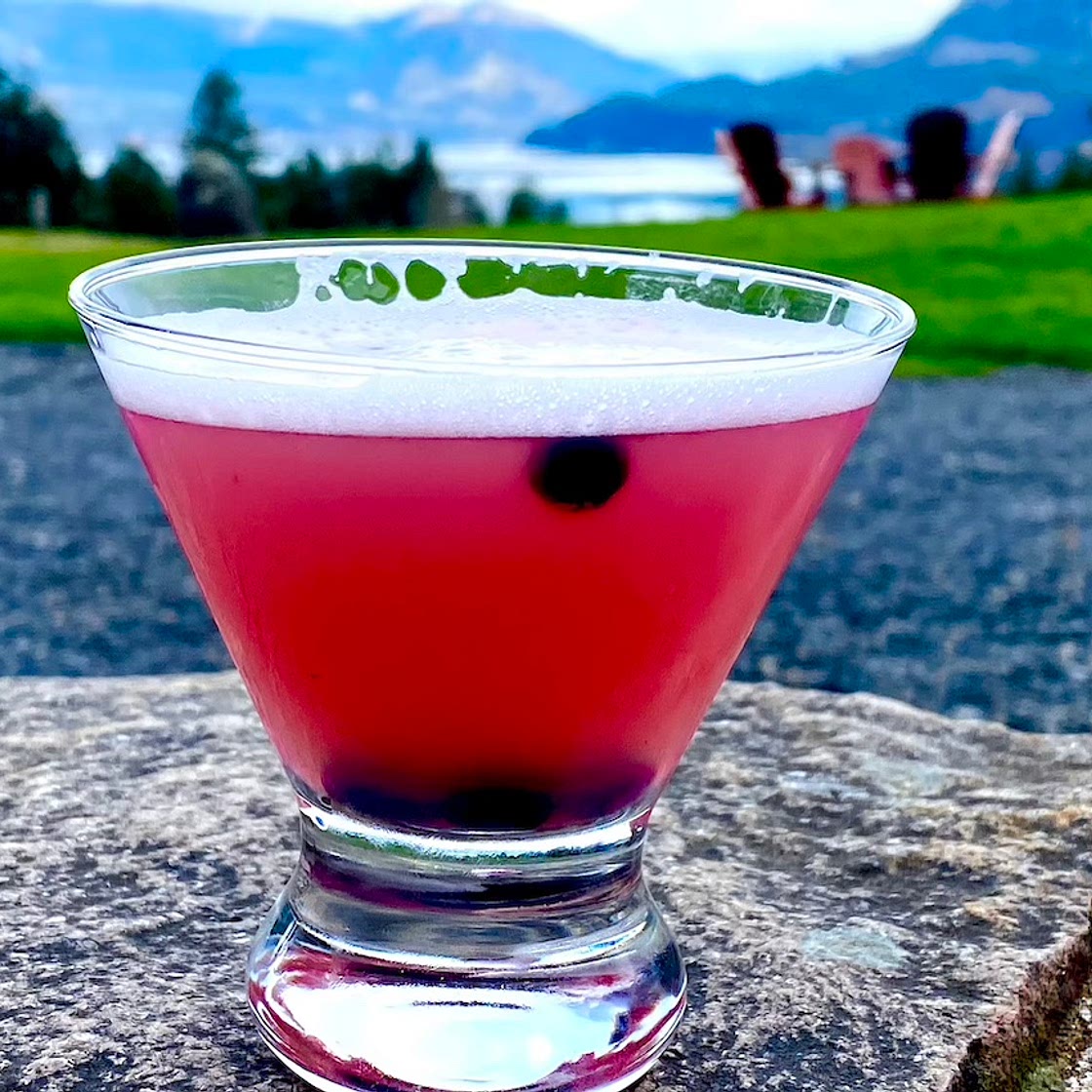 NORTHWEST HUCKLEBERRY LEMON DROP COCKTAIL