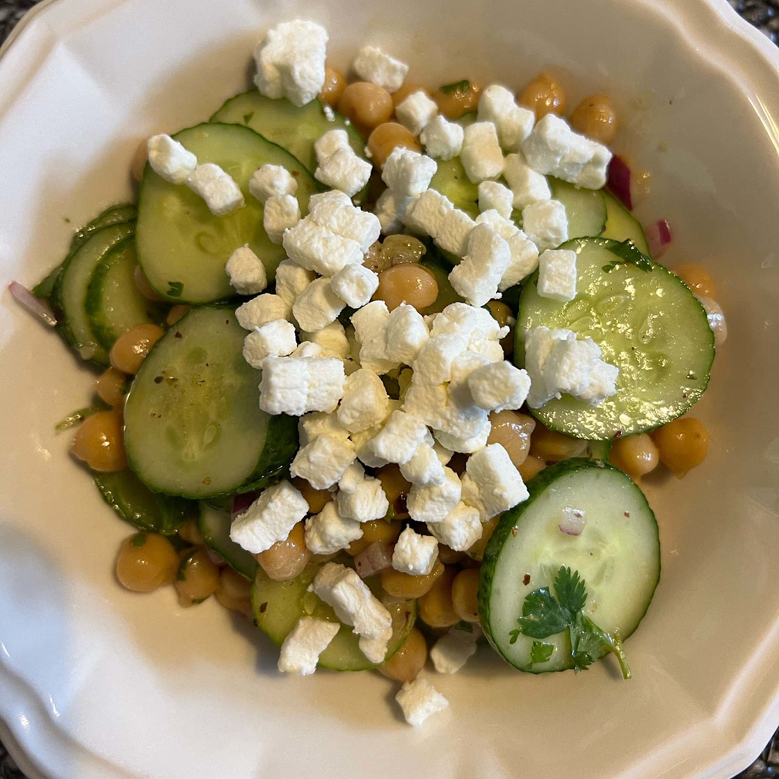 Chickpea Cucumber Salad