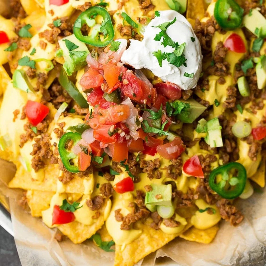 Ultimate Fully Loaded Vegan Nachos (GF)
