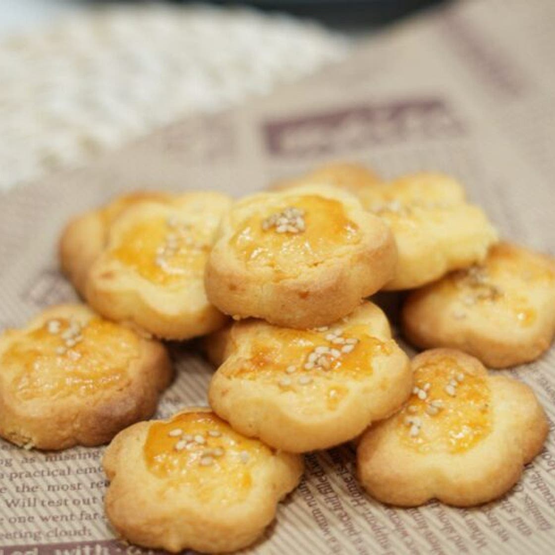 Salted Egg Yolk Cookies