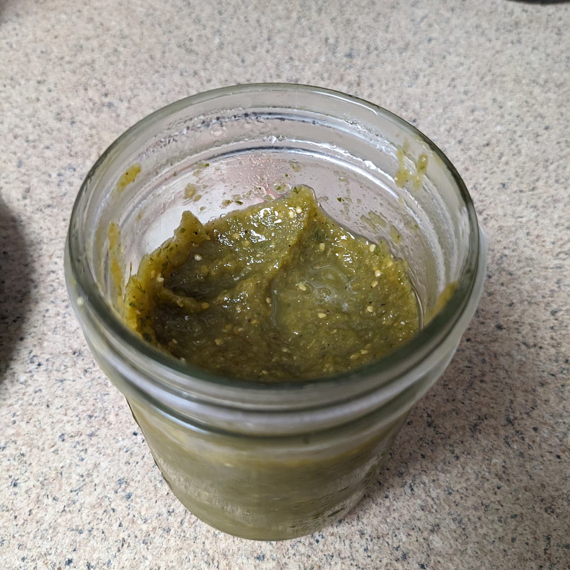 Green chile salsa verde