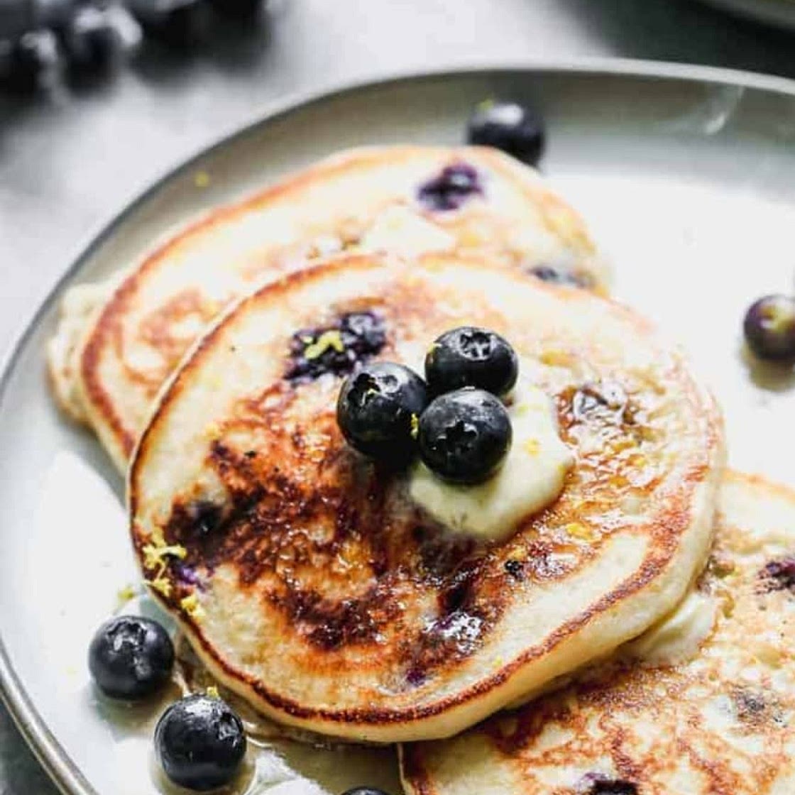 Lemon Blueberry Pancakes