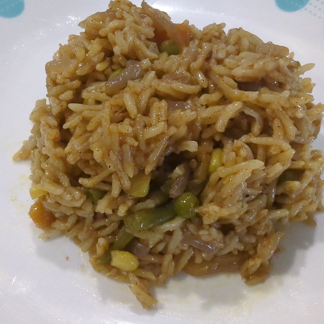 Onion Mix Veg Pulao