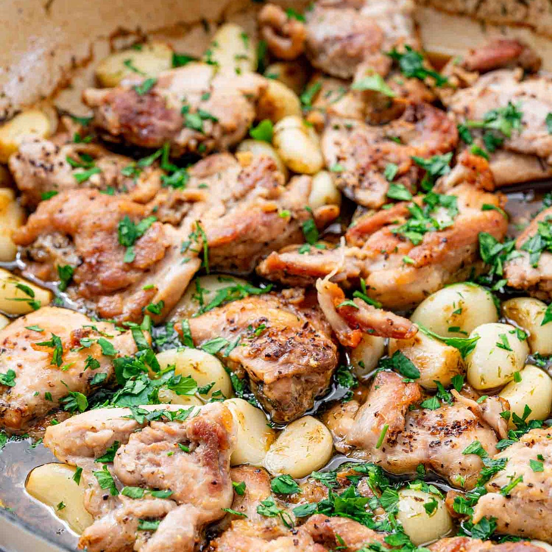Chicken with 40 Cloves of Garlic