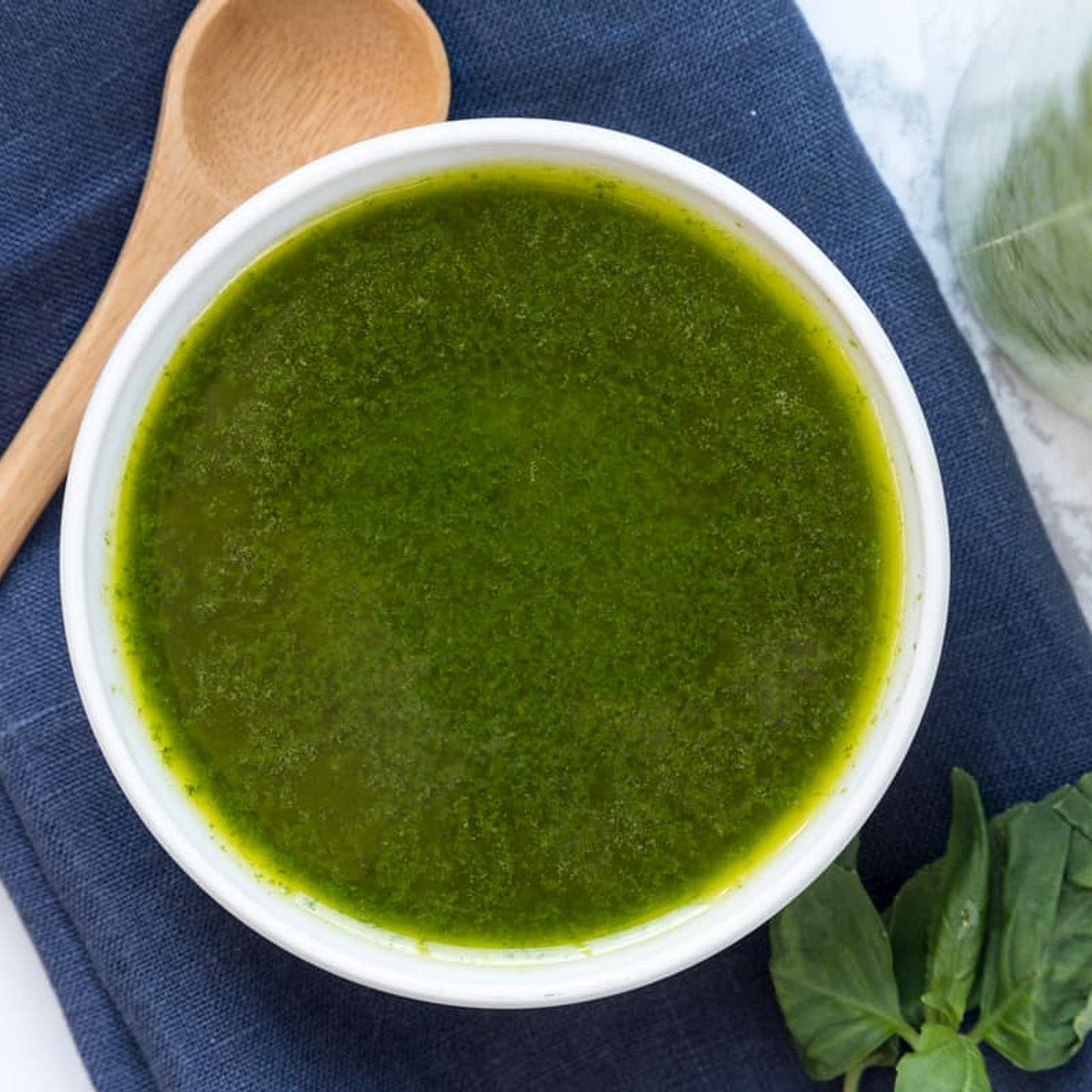 Basil Oil Drizzle