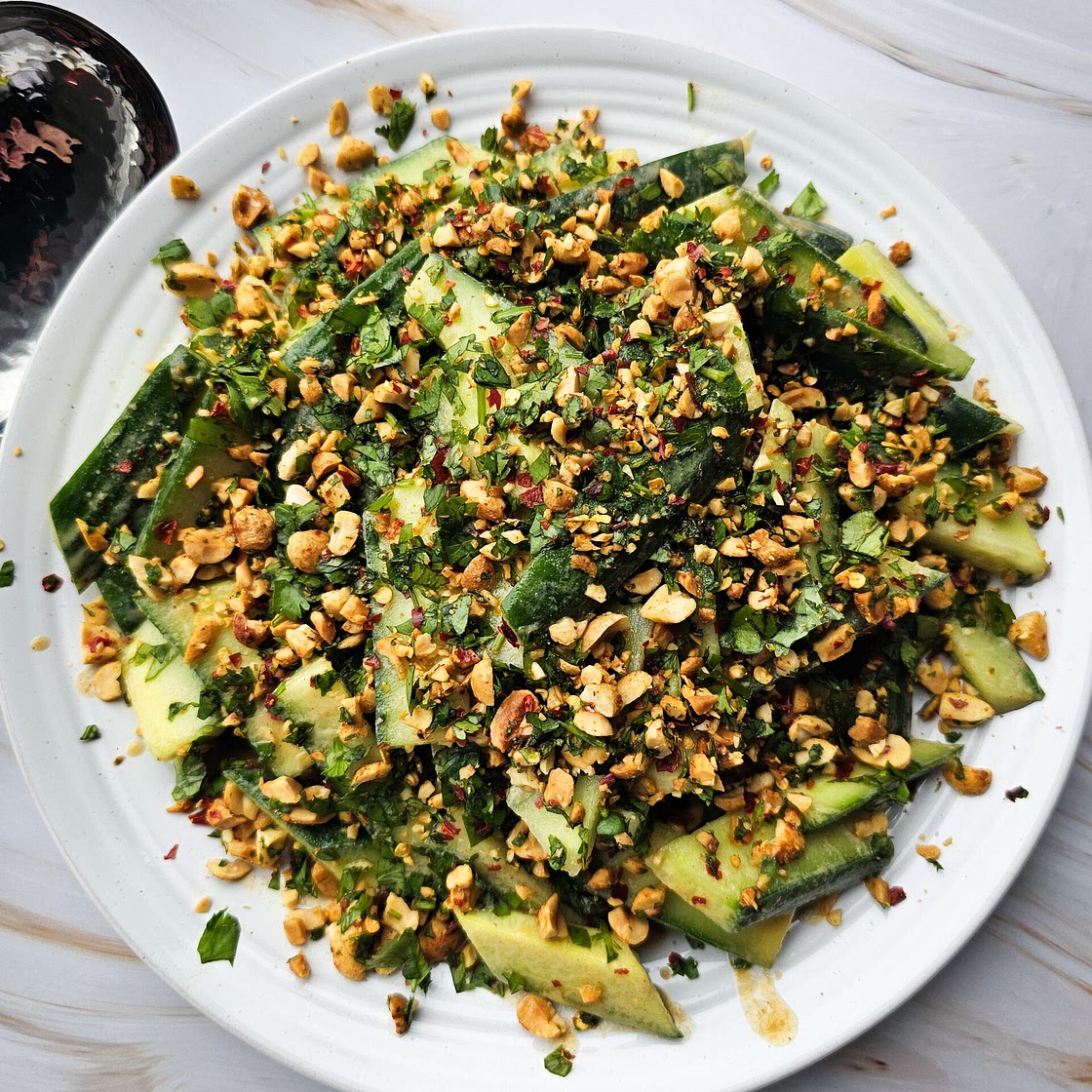 Asian Peanut Cucumber Salad - Women of Today