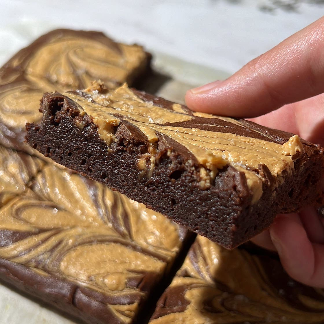 Peanut Butter Brownies