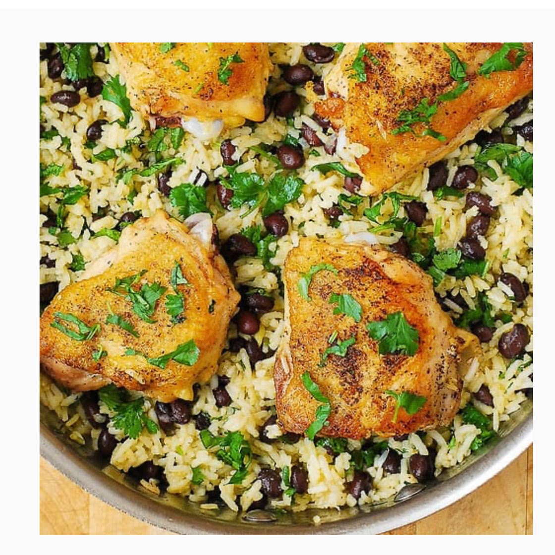 Cilantro Lime Black Bean Rice & Chicken