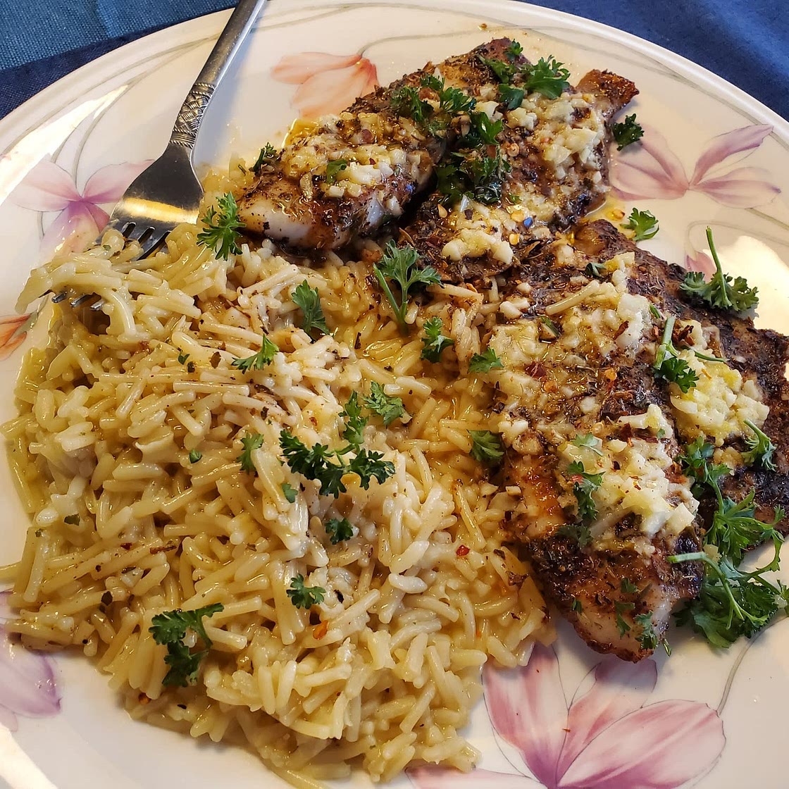 GARLIC BUTTER OVEN BAKED TILAPIA