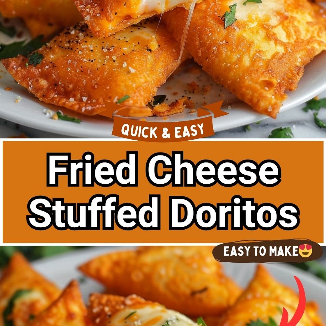 Fried Cheese Stuffed Doritos