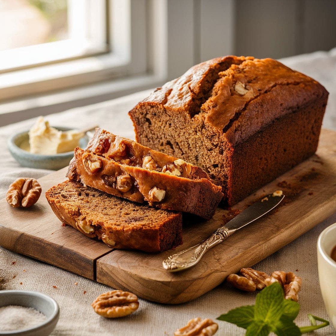 Moist Cream Cheese Keto Banana Bread Recipe. Chef Maria Emmerich Original Recipe