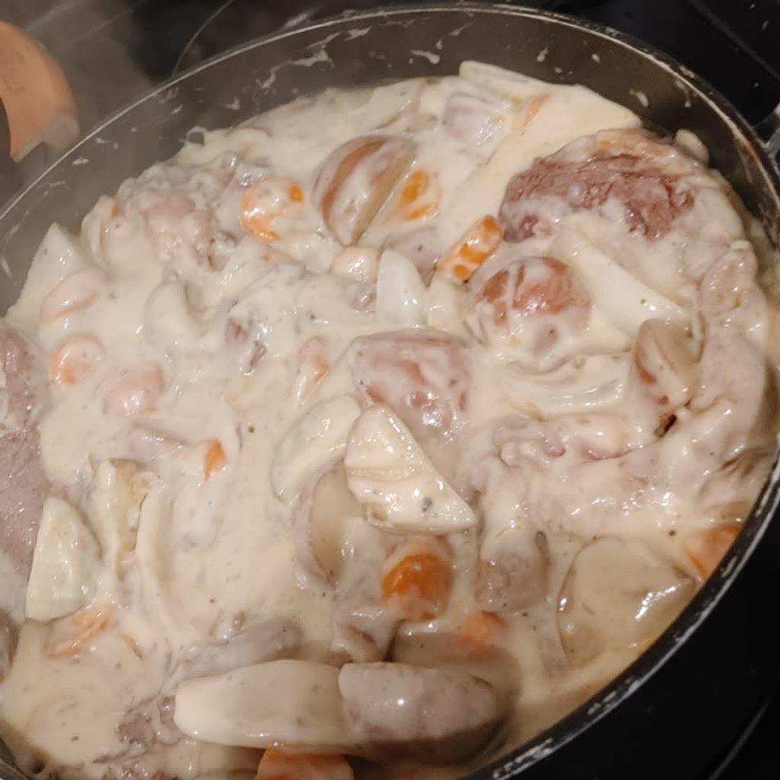 One-Skillet Pork Chop Supper