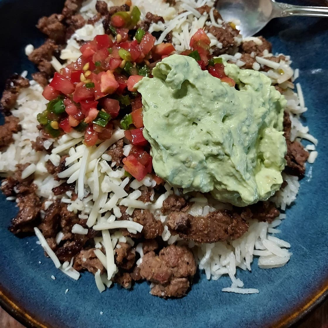 Carne Asada Steak Bowls with Tomato Scallion Salsa and Avocado Crema