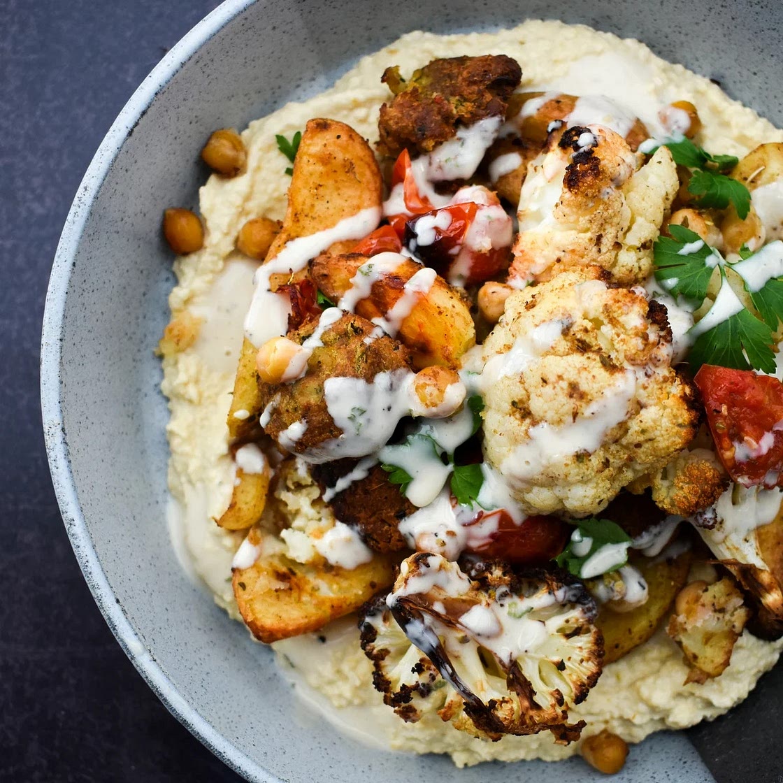 Lebanese Cauliflower and Potato Bake